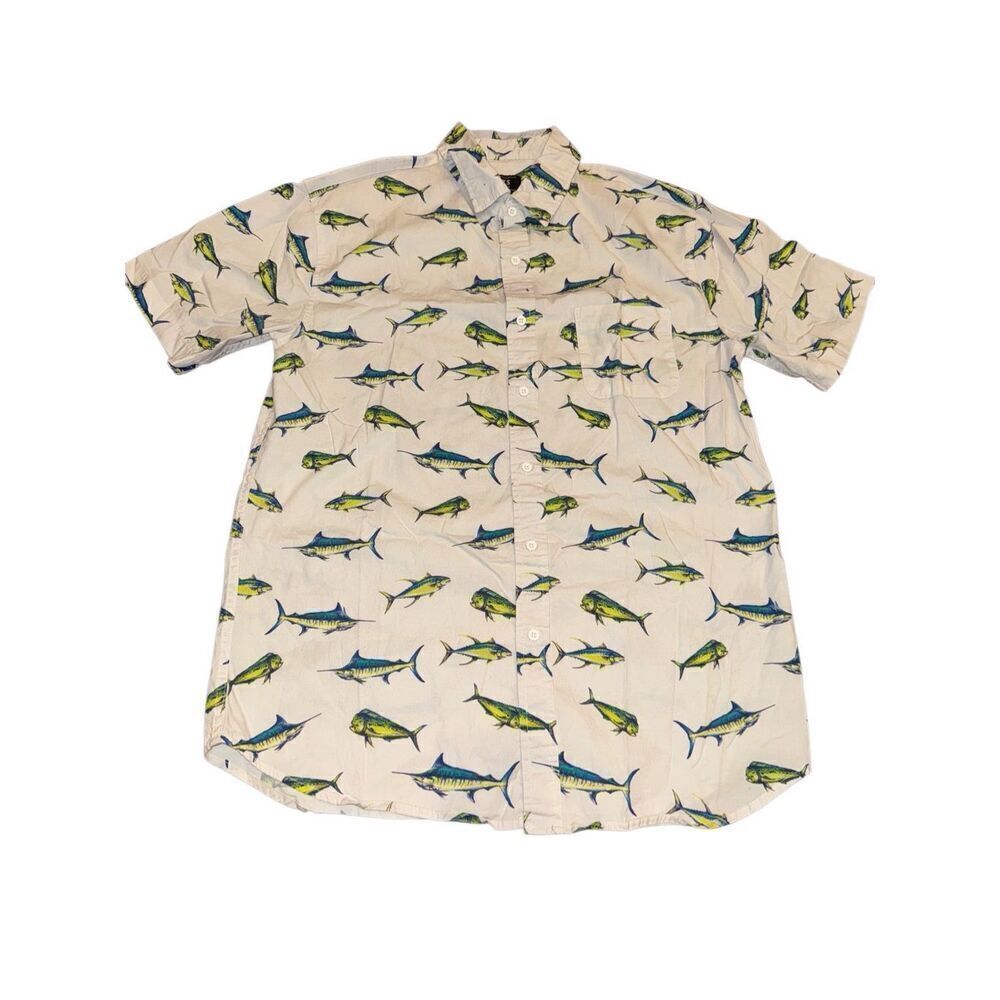 Jacks surfboards button front casual shirt (S)